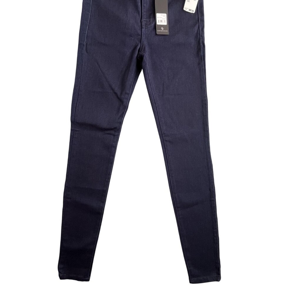Numero Genoa Jeans Womens 27 Midnight Blue Skinny Stretch Denim High Rise NWT